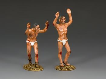 A Rare Surrender--two surrendering Japanese soldier figures--RETIRED--LAST ONE!! A Rare Surrender--two surrendering Japanese soldier figures--RETIRED--LAST ONE!! #39392
