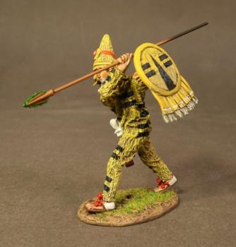 Image of Aztec Warrior #3b, the Aztec Empire, The Conquest of America--single figure--RETIRED--LAST ONE!! Image of Aztec Warrior #3b, the Aztec Empire, The Conquest of America--single figure--RETIRED--LAST ONE!!