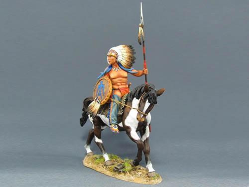 Sioux Warrior on Horse--single mounted figure #3