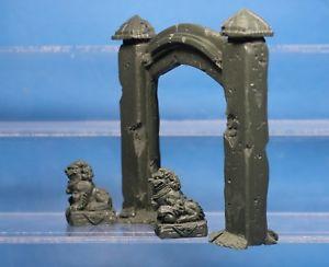 Terrain Gate and Dogs, Hue, 1968--three pieces--RETIRED #1