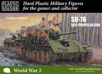 15mm Russian SU76 Self-Propelled Gun--makes five models (Black Box) -- LAST TWO! 15mm Russian SU76 Self-Propelled Gun--makes five models (Black Box) -- LAST TWO! #39632