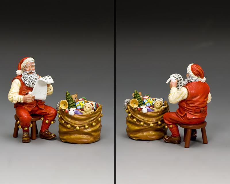 Christmas Eve Santa--single sitting figure and sack #2