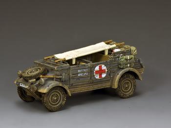 The Feldgrau Kubelwagen Ambulance (Early to Mid War)--comes with stretcher--RETIRED--LAST ONE!! The Feldgrau Kubelwagen Ambulance (Early to Mid War)--comes with stretcher--RETIRED--LAST ONE!! #39777