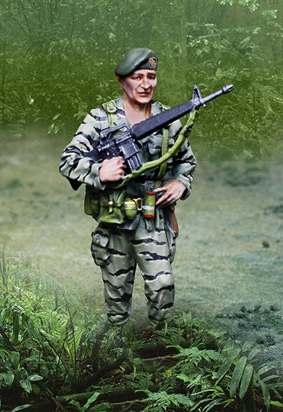 Vietnam Colonel Mike Kirby--single U.S. Ranger colonel figure #1