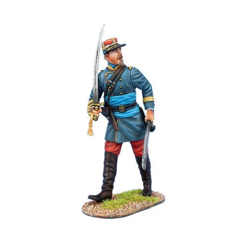 1 officer 3 soldiers 1/3 Icm Icm35061 French Line Infantry 1870-1871 4 figures