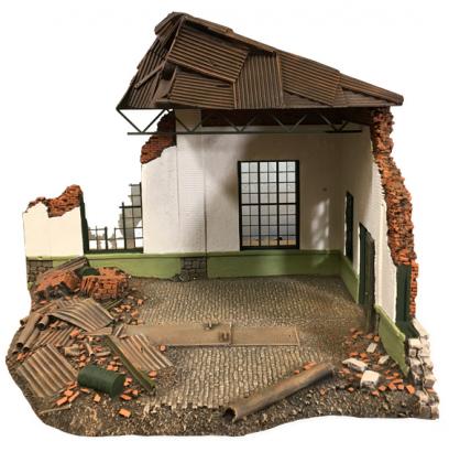 Destroyed Factory Corner Section