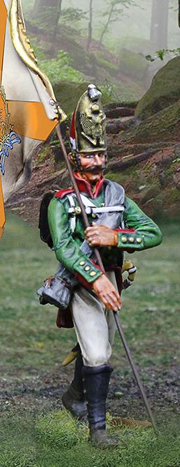 Pavlovski Grenadier Flagbearer--single figure #1