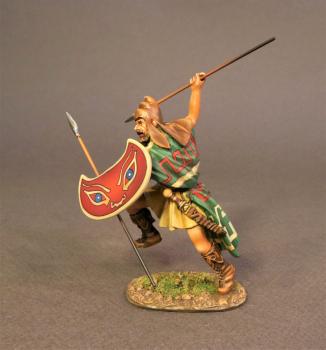Image of Thracian Peltist (white shield w/red face (nose & eyes), 4th Century BCE, Armies and Enemies of Ancient Greece and Macedonia--single figure--RETIRED--LAST ONE!! Image of Thracian Peltist (white shield w/red face (nose & eyes), 4th Century BCE, Armies and Enemies of Ancient Greece and Macedonia--single figure--RETIRED--LAST ONE!!