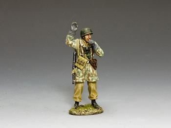 Image of Giving The Signal--single German Fallschirmjager NCO figure--RETIRED.