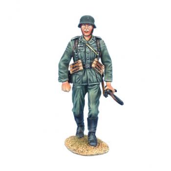 Image of German Soldier Walking with MP40--single figure