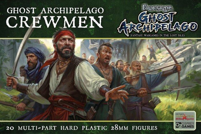 Frostgrave Ghost Archipelago Crewmen--Twenty unpainted, unassembled plastic crewmen #1