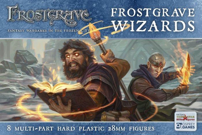 Frostgrave Wizards--eight multi-part plastic wizard/apprentice figures #1