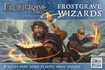 Frostgrave Wizards--eight multi-part plastic wizard/apprentice figures #0