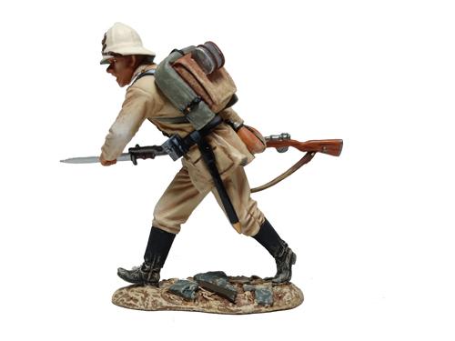 German III. Seebataillon Marine Private Running with Rifle--single figure #2