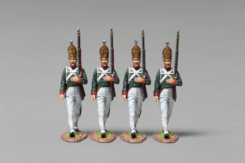 Four Advancing Pavlowski Grenadiers--four figures--RETIRED--LAST ONE!! #1