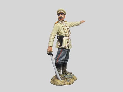 Officer Command--single Boxer Rebellion era Russian officer figure commanding troops #3