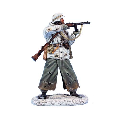 German Winter Soldier Firing PPSH4--single figure--RETIRED. #1