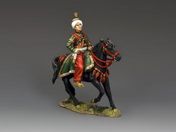 Image of Napoleon's Mameluk Bodyguard, Roustan--single mounted figure--RETIRED -- LAST TWO!