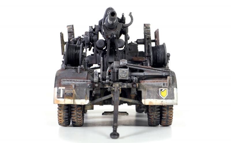 1/32 FlaK 36 w/sd.202 Tow Vehicle Diecast Model w/Figures (Gray) -- FIVE IN STOCK! #2