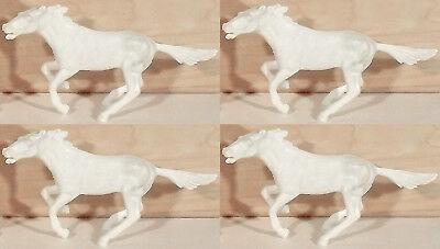 Reissued Ben Hur Style Running Horses (no saddle) 6 in 2 poses #1