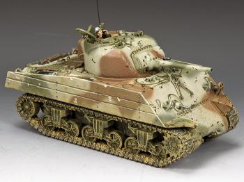 Image of The U.S.M.C. Pacific Sherman--tank & USMC tank commander figure