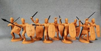 Image of Celtic Warband at the Charge!--nine plastic figures