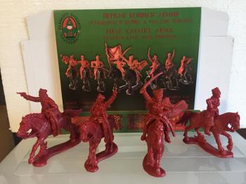 Image of Russian First Cavalry, Russian Civil War, 1918-21--four mounted figures--ONE IN STOCK. Image of Russian First Cavalry, Russian Civil War, 1918-21--four mounted figures--ONE IN STOCK.