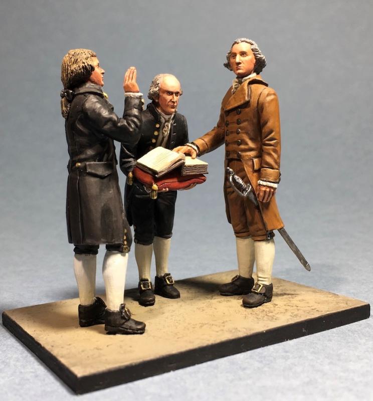 George Washington's Inauguration--3 Figure Set by National Honor #2