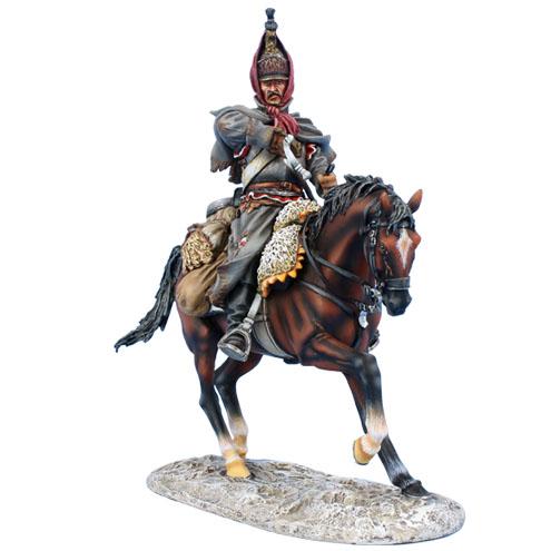 French Cuirassier #2, 5th Cuirassiers, The Retreat from Russia, Russia, 1812--single mounted figure #1