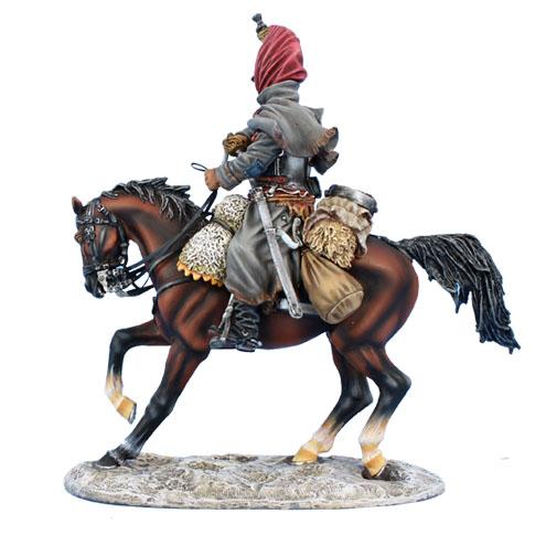 French Cuirassier #2, 5th Cuirassiers, The Retreat from Russia, Russia, 1812--single mounted figure #2