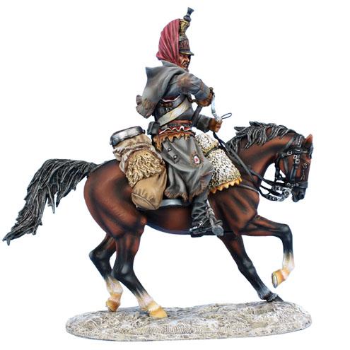 French Cuirassier #2, 5th Cuirassiers, The Retreat from Russia, Russia, 1812--single mounted figure #3