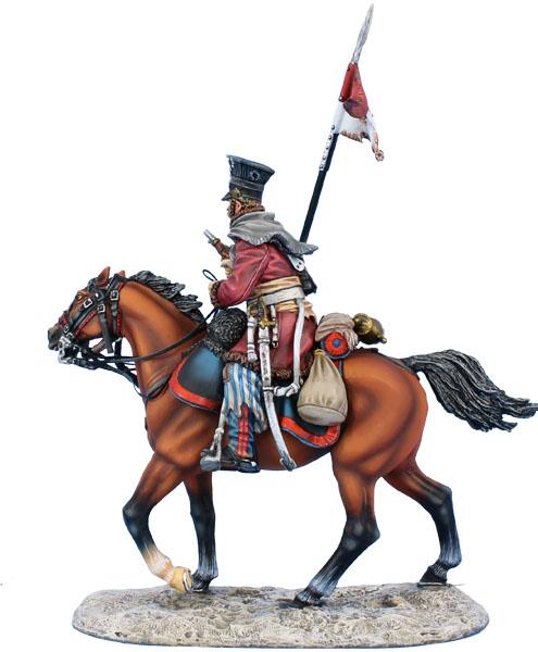 Polish Line Cavalry Lancer, The Retreat from Russia, Russia, 1812--single mounted figure #2