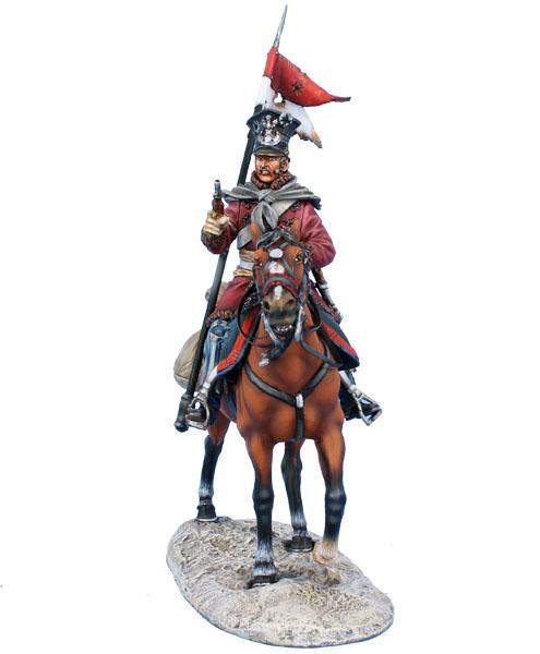 Polish Line Cavalry Lancer, The Retreat from Russia, Russia, 1812--single mounted figure #3