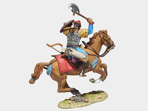 Mounted Muslim Mamluk Cavalry with an Axe--single mounted figure #1