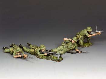 Image of  Aussies in Vietnam--The Battle of Long Tan Set #1--four figures--RETIRED--LAST ONE!!