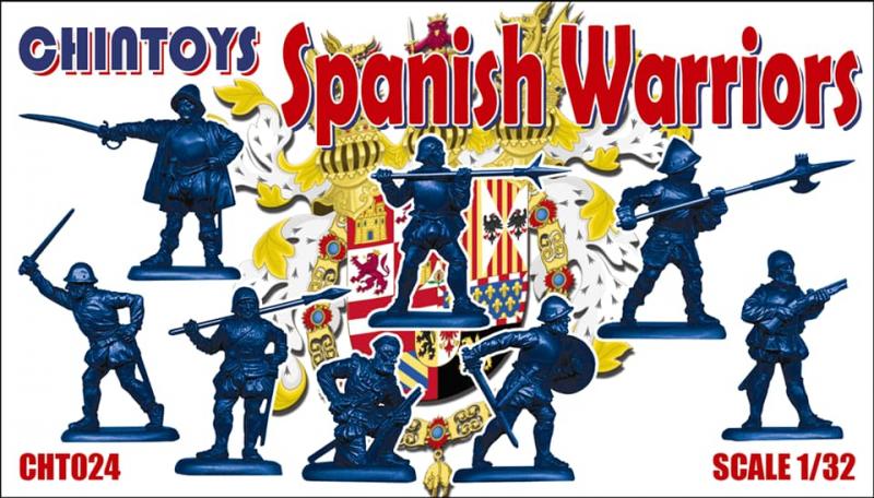 Spanish Warriors (Armies of the Renaissance)--8 Figures in 8 Poses--FOUR IN STOCK. #1