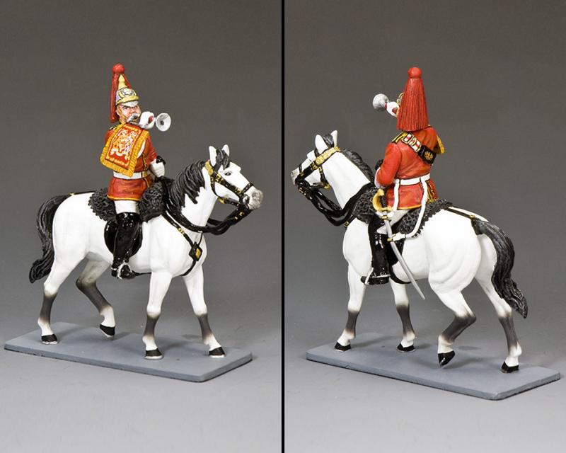 The Life Guards Trumpeter--single mounted figure #2