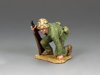 Image of Ready to Move--single WWII USMC figure