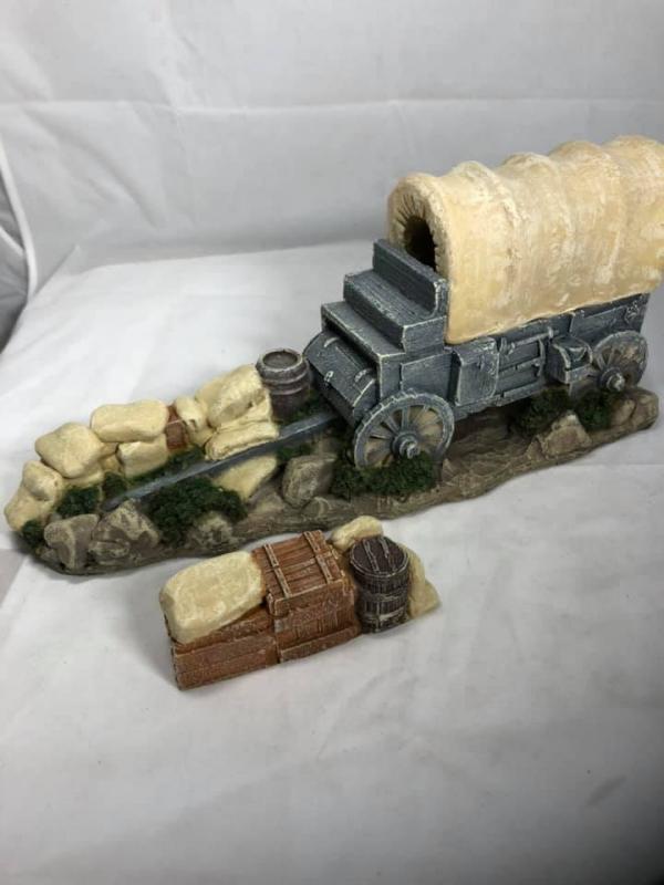 Wagon - 3 Piece Diorama Set (Desert Sand color) #1