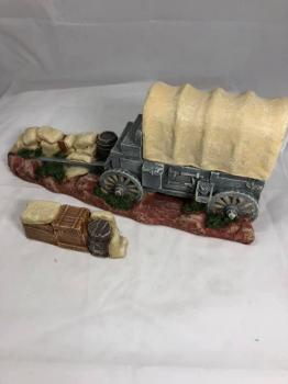 Wagon--3 Piece Diorama Set (Red desert color)--AWAITING RESTOCK. Wagon--3 Piece Diorama Set (Red desert color)--AWAITING RESTOCK. #41689