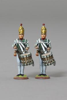 Image of Pavlowski Grenadiers Drummers (no greatcoat, wooden water bottles)--two figures--RETIRED--LAST TWO!!