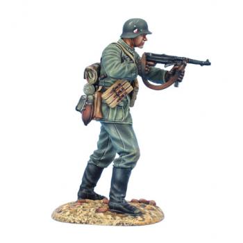 Image of German Infantry Firing MP40--single figure--RETIRED--LAST ONE!!