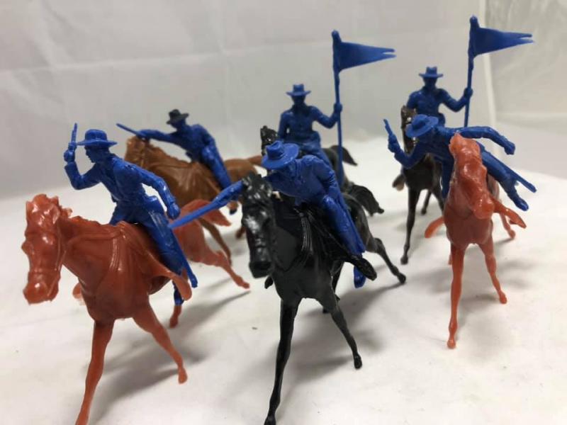 Marx Reissue Long Coat Cavalry - 6 and 6 Horses--Dark BLUE--RETIRED--LAST ONE!! #1