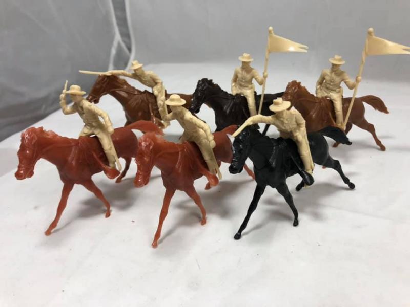 Marx Reissue Long Coat Cavalry - 6 and 6 Horses - TAN--RETIRED--LAST ONE!! #3