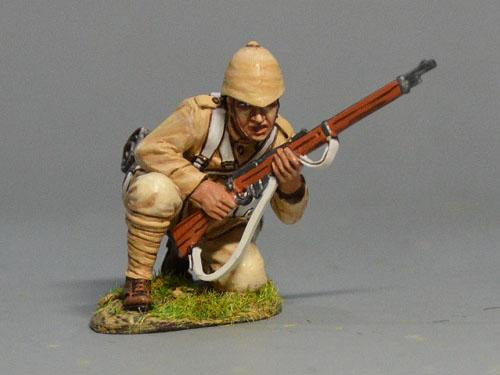British Infantry In Hiding--single crouching figure #1