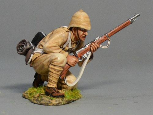 British Infantry In Hiding--single crouching figure #2