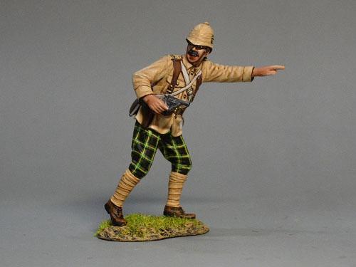 They're Over There!--British Infantryman figure pointing #1