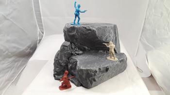 Rock Formation/Hill 11 in. x 9.5 in. x 6 in. Painted in Gray--AWAITING RESTOCK. Rock Formation/Hill 11 in. x 9.5 in. x 6 in. Painted in Gray--AWAITING RESTOCK. #42003