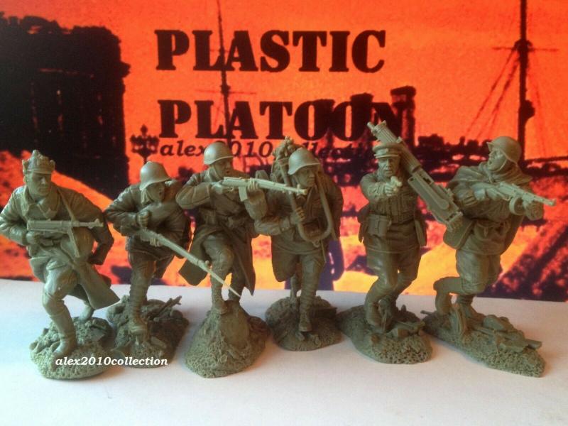 Red Army Assault Troops, 115th Infantry Division, Battle for Leningrad, 1941--6 in 6 Poses (Khaki) #2