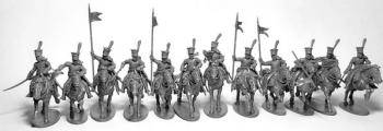 Image of French Napoleonic Imperial Guard Lancers--makes 12 Figures
